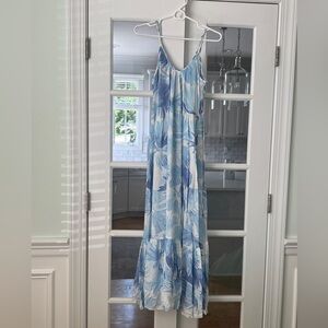 Z SUPPLY Blue and White Maxi Dress